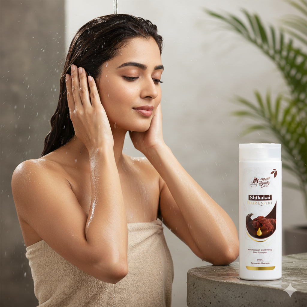 Shikakai Herbal Shampoo for Dandruff & Lice Control (200 ml)